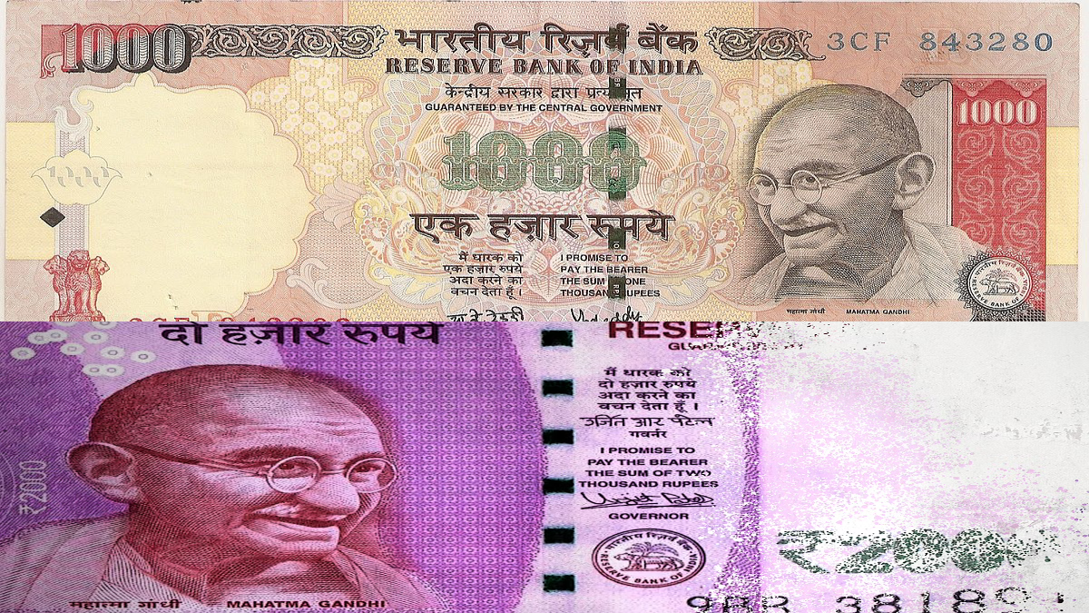 1000 Rupee Note