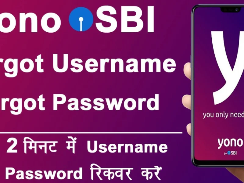 How to Reset SBI YONO Account username